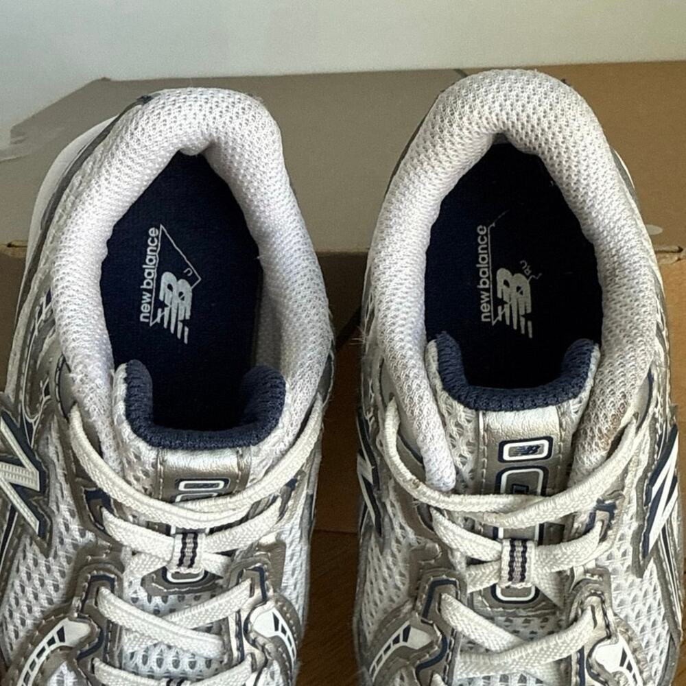 New Balance 740 Bungee Navy/Silver/White Toddler Sneakers- SZ 9 C - Picture 9 of 13